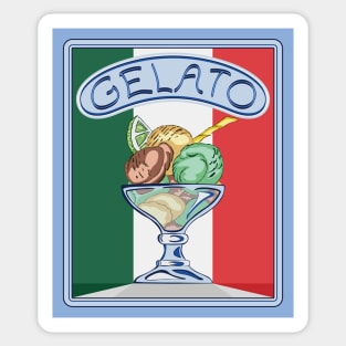 Gelato Sticker